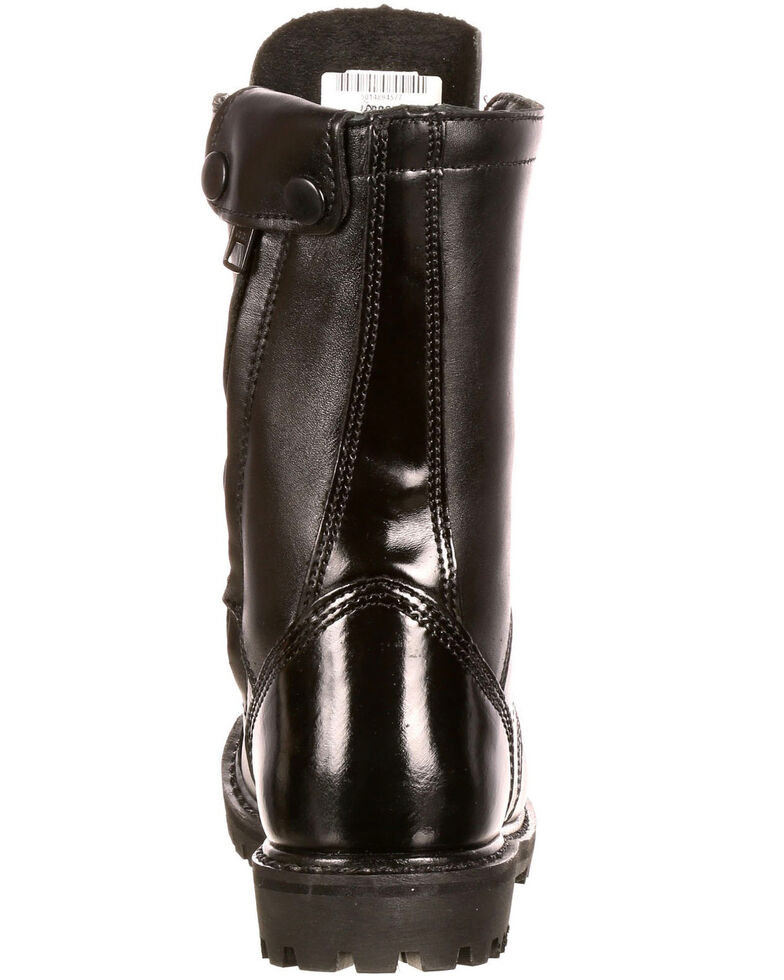 rocky boots with side zipper