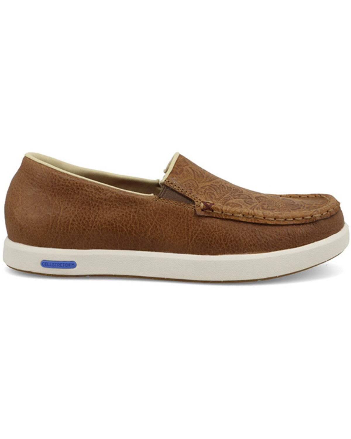 Image #2 - Twisted X Women's Ultralite X™ Casual Shoes - Moc Toe, Beige, hi-res