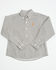 Image #1 - Cinch Toddler Boys' Geo Print Long Sleeve Button-Down Stretch Western Shirt, White, hi-res