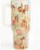 Image #1 - Boot Barn Cowboy Round Up 40oz Tumbler with Built-In Straw, Brown, hi-res