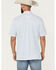 Image #4 - Ariat Men's Geo Print Short Sleeve Button-Down Performance Polo, White, hi-res