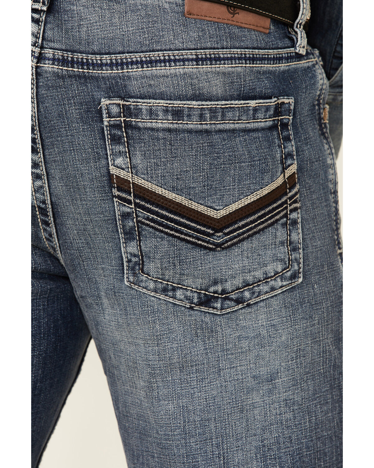 Image #3 - Cody James Core Men's Buster Wash Jackson Slim Straight Stretch Denim Jeans, Blue, hi-res