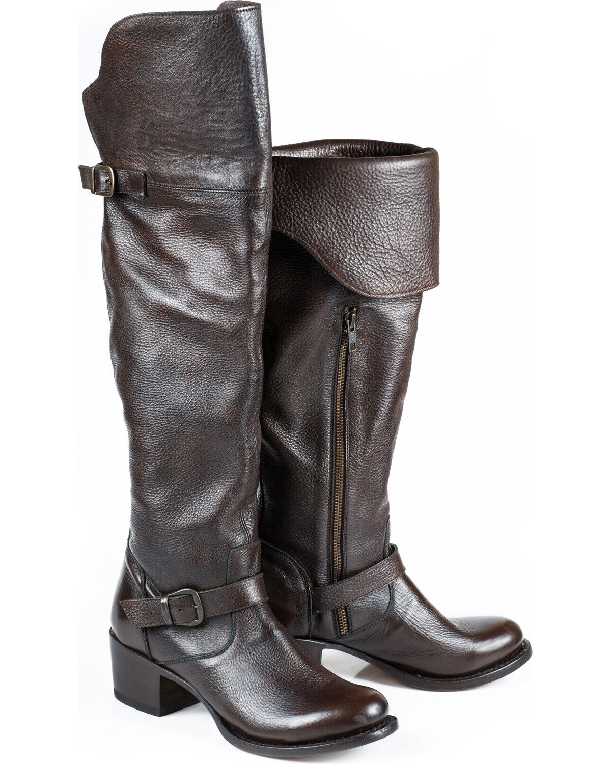 over the knee boots round toe