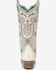 Image #4 - Corral Women's Honey Horseshoe Overlay Western Boots - Snip Toe, Ivory, hi-res