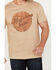 Moonshine Spirit Men's Label Maker Short Sleeve Graphic T-Shirt, Sand, hi-res