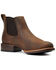Image #1 - Ariat Men's Booker Distressed Brown Ultra Full-Grain Leather Ankle Boot - Round Toe , Brown, hi-res