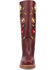 Image #5 - Dingo Women's Floral Bloom Fashion Boots - Round Toe, Burgundy, hi-res