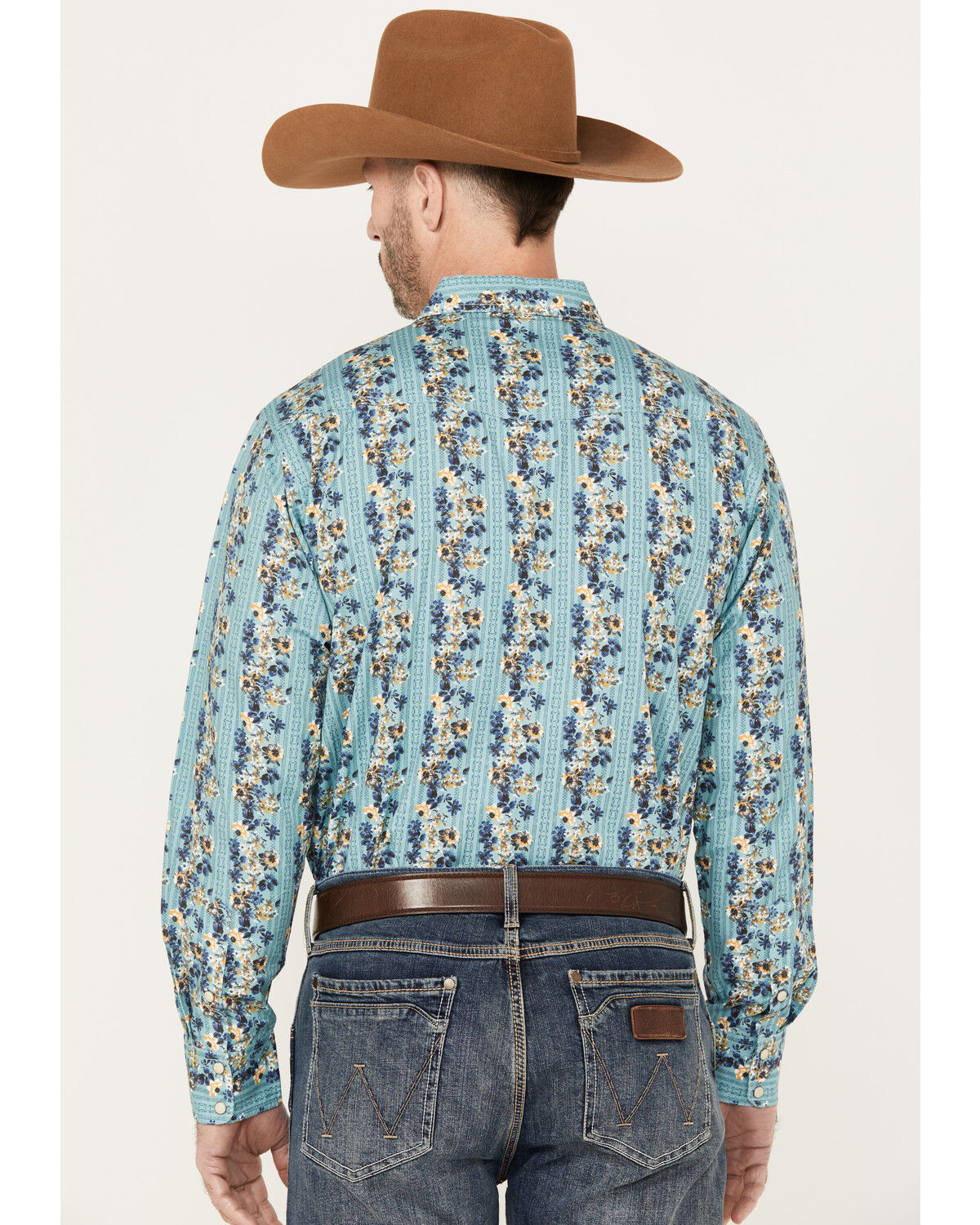 Image #4 - Ariat Men's Hains Retro Fit Snap Long Sleeve Western Shirt, , hi-res