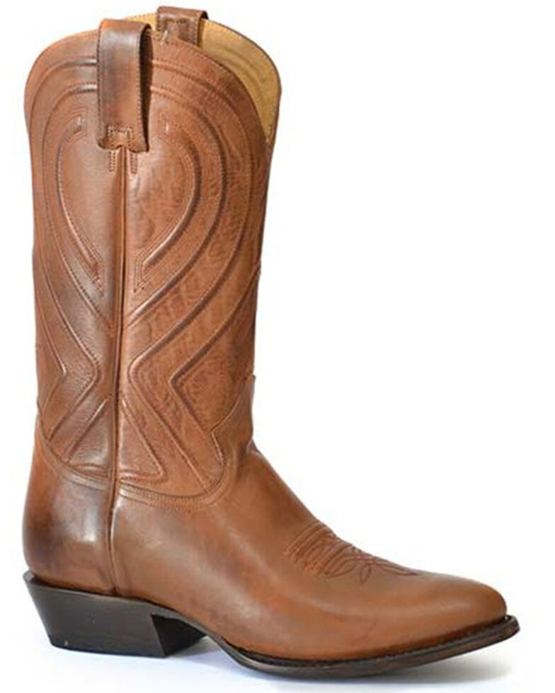 Stetson Men's Mossman Corded Western Boots - Round Toe , Brown, hi-res