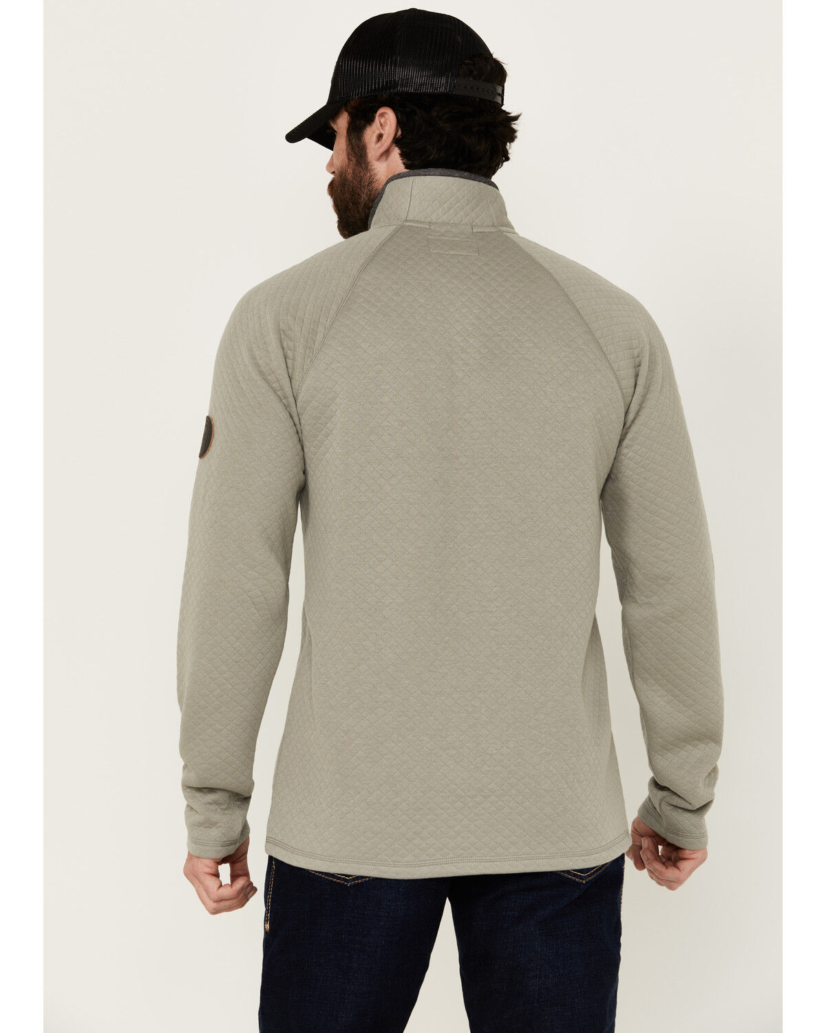 Image #4 - Brothers and Sons Men's Uinta Quilted Pullover, Medium Grey, hi-res