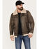 Image #1 - Mauritius Leather Men's Flight Jacket, Brown, hi-res