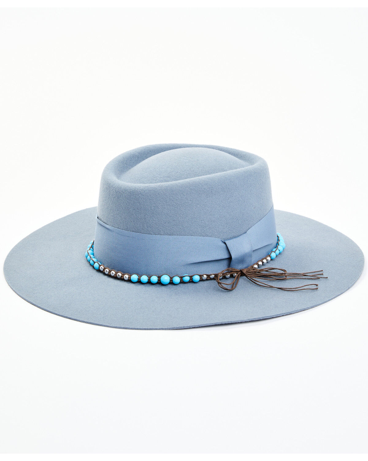 Image #1 - Shyanne Women's Dancer Telescope Felt Western Fashion Hat, Light Blue, hi-res