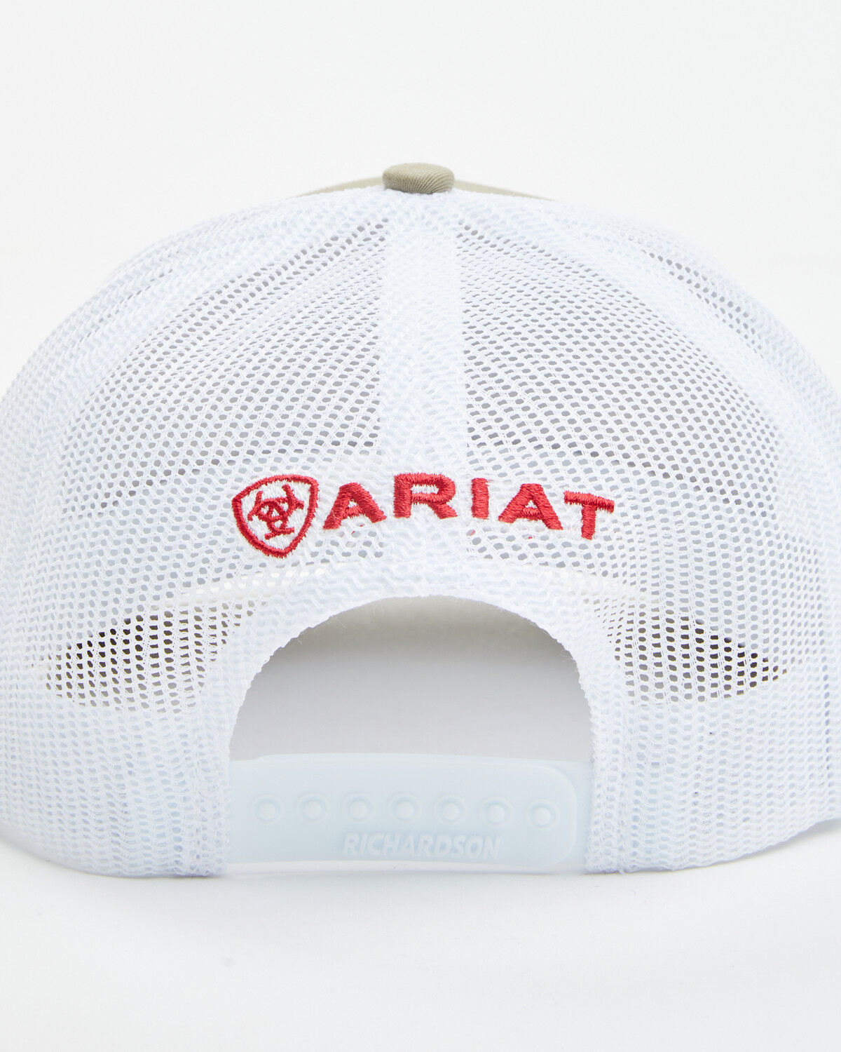 Image #3 - Ariat Men's Oil Rig Flag Patch Ball Cap, Tan, hi-res