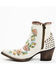 Image #3 - Double D Ranch Women's Almost Famous Western Fashion Booties - Snip Toe, White, hi-res