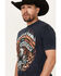 Image #2 - Affliction Men's AC Eagle Fire Short Sleeve Graphic T-Shirt, Black, hi-res