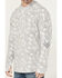 Image #3 - Hawx Men's Sundown Camo Print Hooded Work Shirt, Grey, hi-res