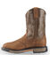 Image #3 - Ariat Men's WorkHog® Pull On Work Boots - Soft Toe, Bark, hi-res