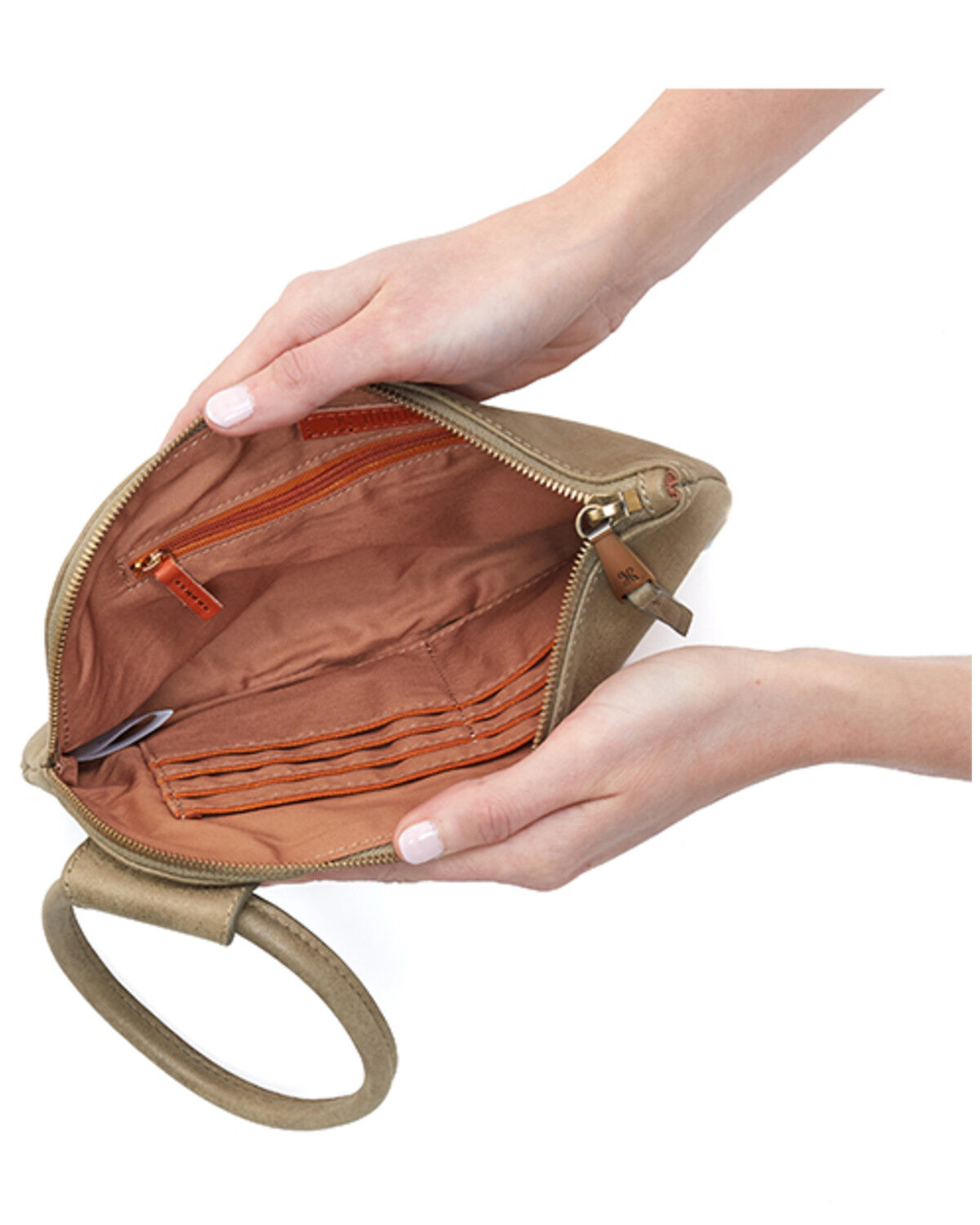 Image #2 - Hobo Women's Sable Wristlet, Olive, hi-res