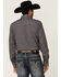 Image #4 - Tin Haul Men's Gray Southwestern Foulard Geo Print Long Sleeve Snap Western Shirt , Grey, hi-res