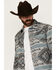 Image #2 - Wrangler Retro Men's Southwestern Print Shirt Jacket, Blue, hi-res