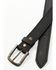 Image #2 - Brothers and Sons Men's Lagos Brass Buckle Belt, Black, hi-res