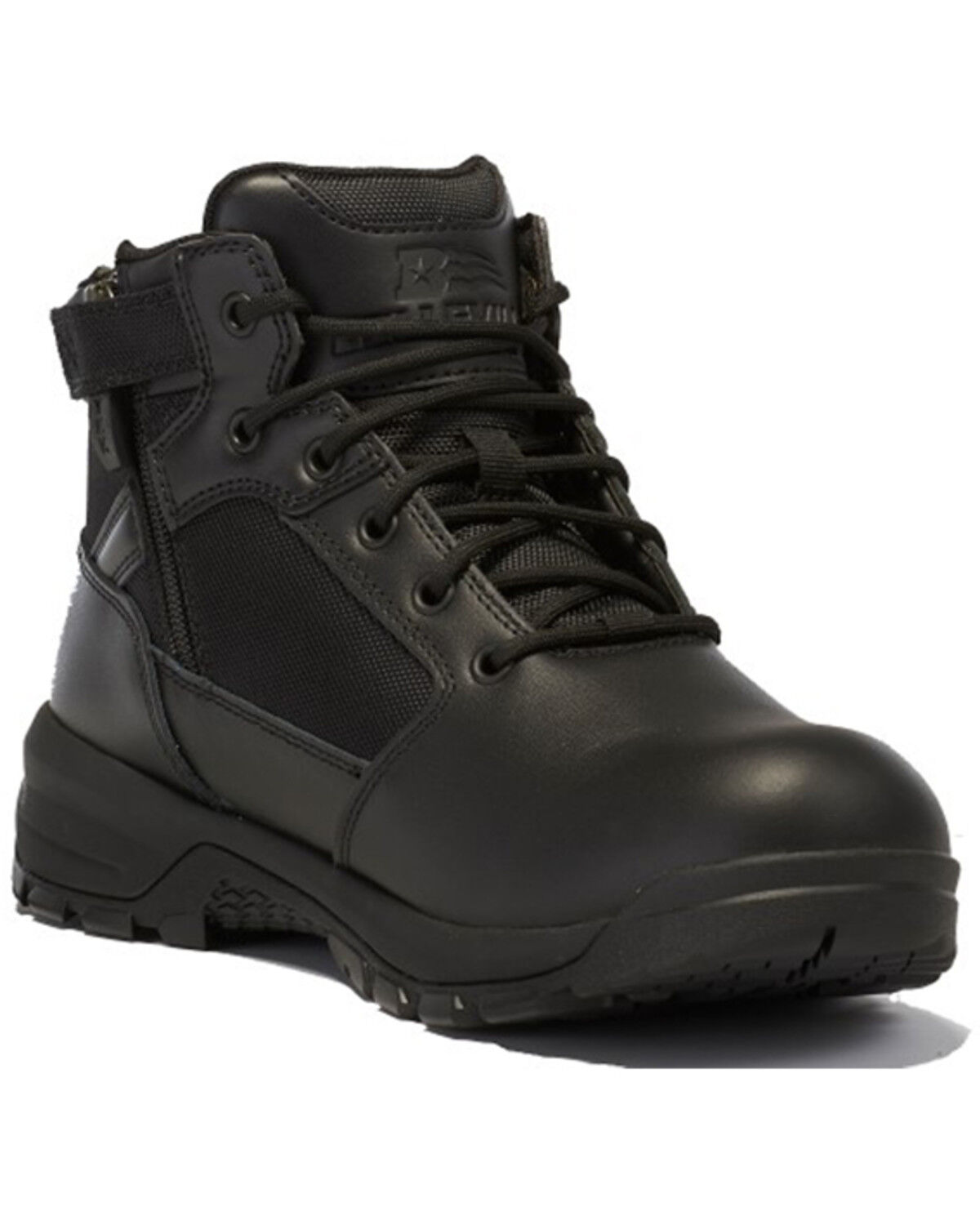 Image #1 - Belleville Men's Spear Point 5" Tactical Work Boots - Soft Toe, Black, hi-res