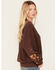 Image #2 - Driftwood Women's Teddy Hallucination Pullover , Brown, hi-res