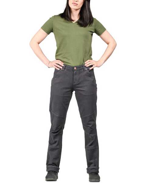 Dovetail Workwear Women's Go To Work Pants , Dark Grey, hi-res