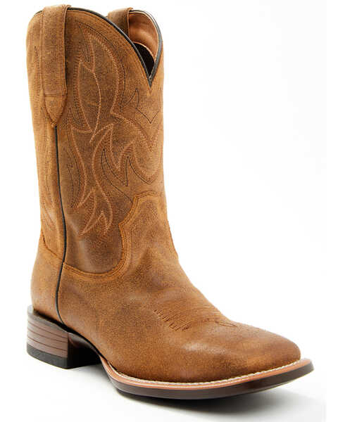 Image #1 - Cody James Men's Hoverfly Western Performance Boots - Broad Square Toe, Coffee, hi-res