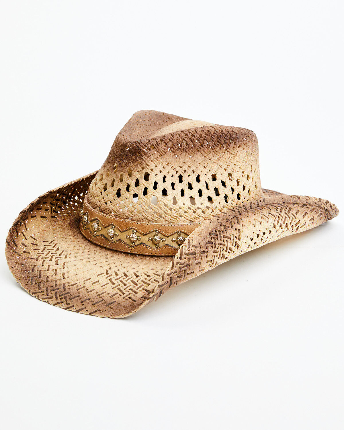 Image #1 - Cody James Men's Tea-O Yesenia Straw Western Hat, Natural, hi-res