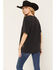 Image #4 - Nikxie Women's Hold Your Horses Braided Neck Short Sleeve Graphic Tee, Black, hi-res