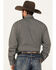 Image #4 - Stetson Men's Geo Print Long Sleeve Snap Western Shirt, Black, hi-res
