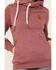 Image #3 - Wanakome Women's Artemis Cowl Neck Hoodie, Burgundy, hi-res