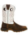 Durango Men's Maverick XP Waterproof Western Work Boots - Soft Toe, Chocolate, hi-res