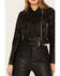 Image #3 - Wonderwest Women's Studded Leather Moto Jacket, , hi-res