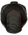 Image #3 - Milwaukee Leather Men's Combo Leather Textile Mesh Racer Jacket - 4X, Black/red, hi-res