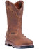 Image #1 - Dan Post Men's Journeyman Waterproof Western Work Boots - Composite Toe, Brown, hi-res