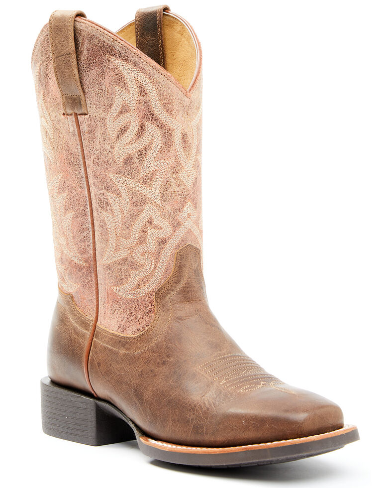 Shyanne Women's Rayne Western Boots -  Square Toe , Mauve, hi-res