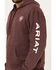 Image #3 - Ariat Men's Logo Sleeve Hooded Sweatshirt - Tall, , hi-res