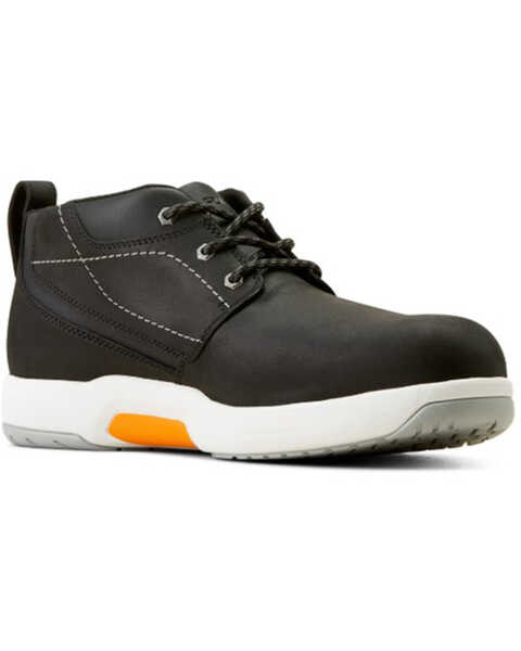 Image #1 - Ariat Men's Conveyer Work Shoes - Composite Toe , Black, hi-res