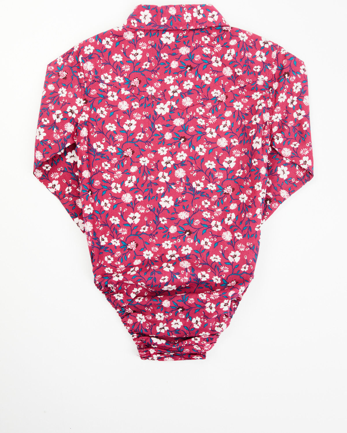 Image #3 - Shyanne Toddler Girls' Long Sleeve Floral Print Onesie, Fuchsia, hi-res