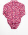 Image #3 - Shyanne Toddler Girls' Long Sleeve Floral Print Onesie, Fuchsia, hi-res