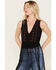 Image #2 - Idyllwind Women's Juniper Beaded Vest, Black, hi-res