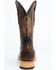 Tanner Mark Men's Shawnee Exotic Caiman Belly Western Boots - Broad Square Toe, Dark Brown, hi-res