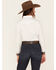 Rough Stock by Panhandle Women's Long Sleeve Snap Western Shirt, Cream, hi-res