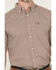 Image #3 - Ariat Men's Carmelo Floral Geo Print Short Sleeve Button-Down Western Shirt, Brown, hi-res