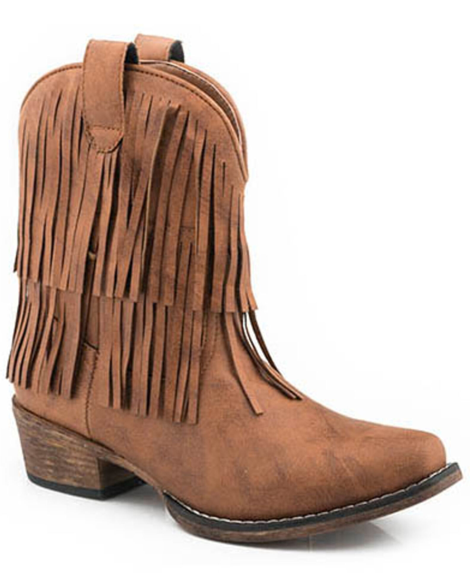 Ariat gold rush fringe boot hotsell