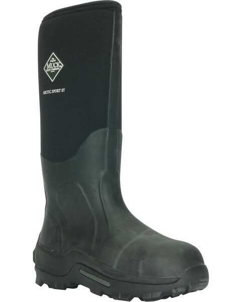Image #1 - Muck Boots Men's Arctic Sport Boots - Steel Toe, Black, hi-res