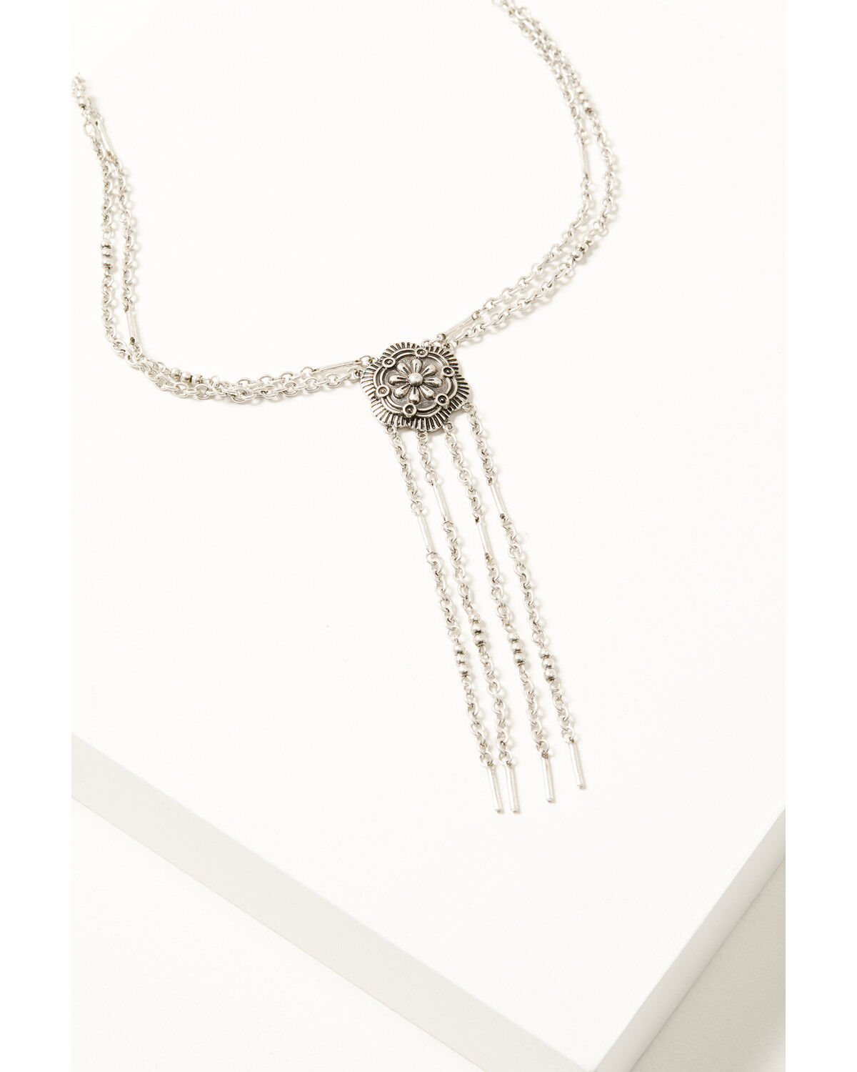 Image #1 - Shyanne Women's Luna Bella Bolo Necklace, Silver, hi-res