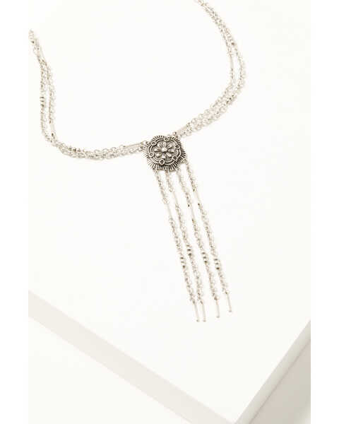 Image #1 - Shyanne Women's Luna Bella Bolo Necklace , Silver, hi-res